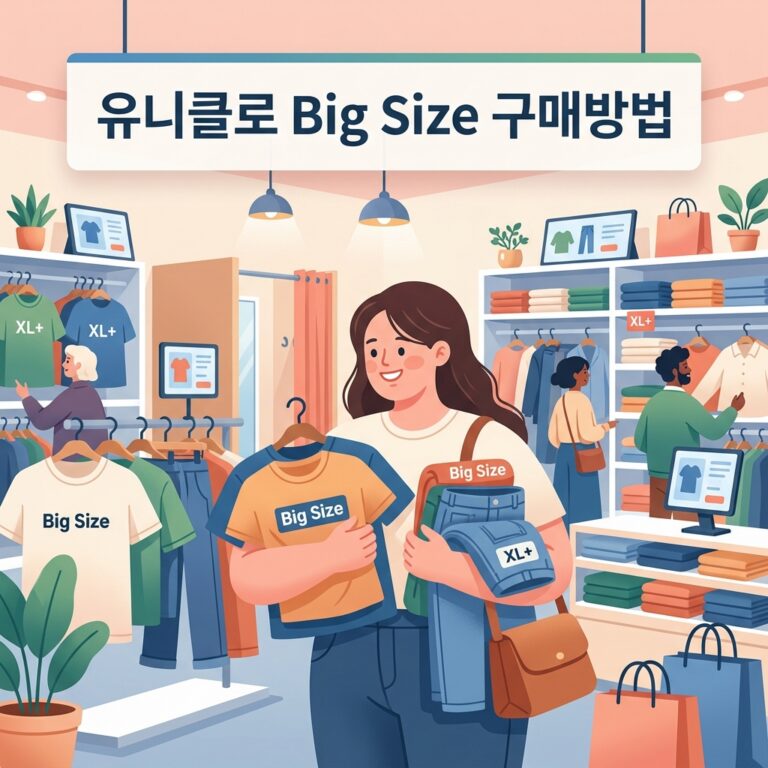 ai thumbnail illustration 유니클로 Big Size 구매방법 1786674677